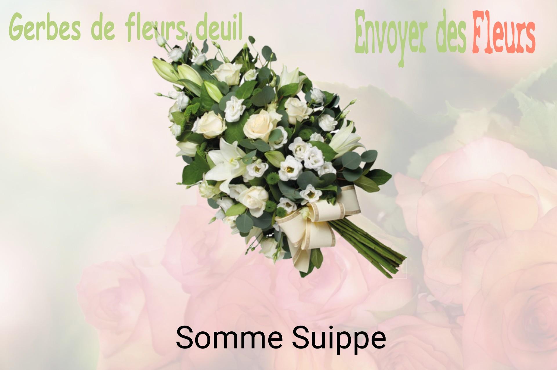 Gerbe de fleurs de deuil livrée à Somme-Suippe